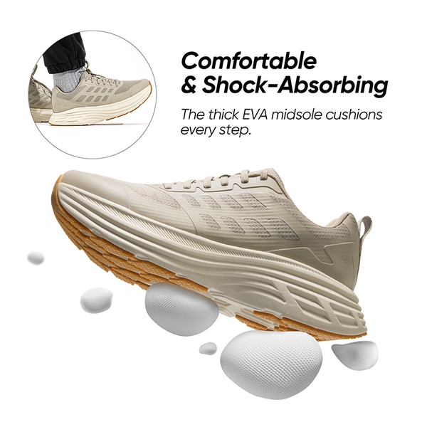 [ActiveFloat] Men's Comfortable Lightweight Running Shoes - APRICOT - 2